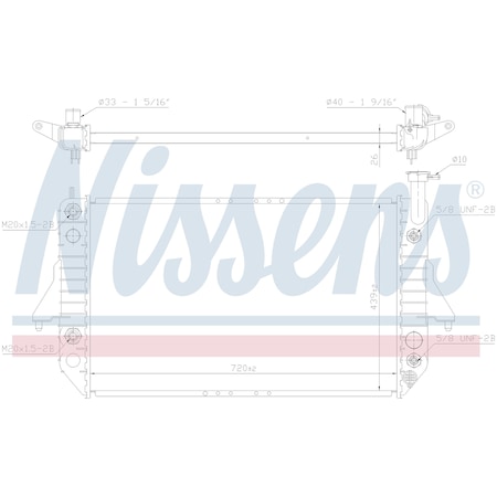 Nissen Nissens Radiator, 60909 60909